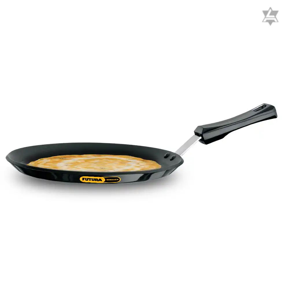 Hawkins Flat Tava with Plastic Handle (NFT26P) Tawa 26 cm diameter  (Hard Anodised, Non-stick)